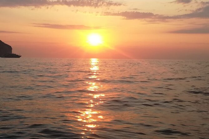 Sunset Group Boat Tour from Positano or Praiano - Sailing toward Praiano as evening arrives