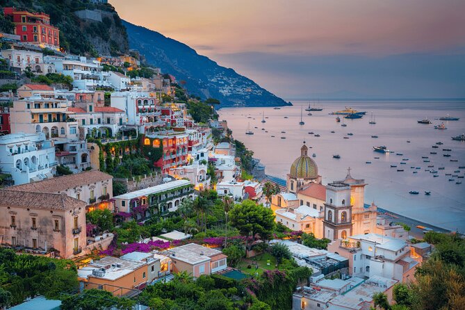 Sunset Private Boat Tour Experience in Positano - Entering Fiordo di Furore by boat