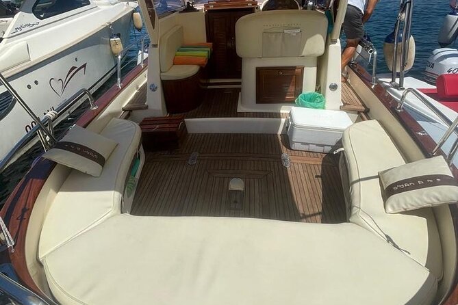Three Hour Private Guided Tour of Capri with a luxury Gozzo cabin cruiser - Starting at Piazza Angelo Ferraro