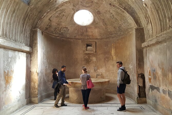 Tour of Pompeii & Amalfi Coast with Skip the Line & Pick Up from Naples Port - Pompeii with 2.5 hours and a specialist guide