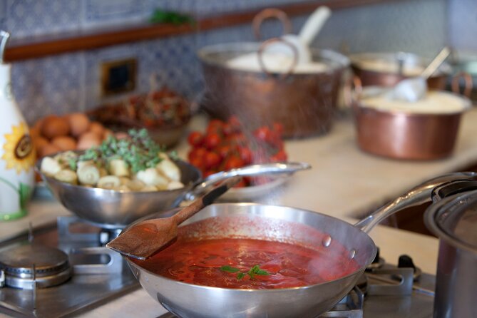 Traditional Neapolitan cooking class - Garden herbs, local produce, and a glass of wine