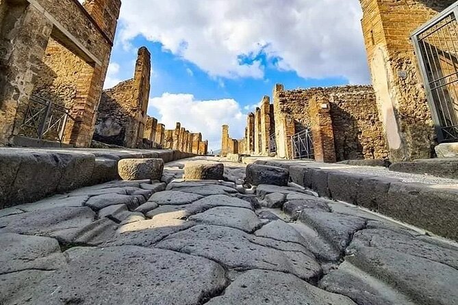 Transfer Naples airport/station to Sorrento with stop in Pompeii - Key points at a glance