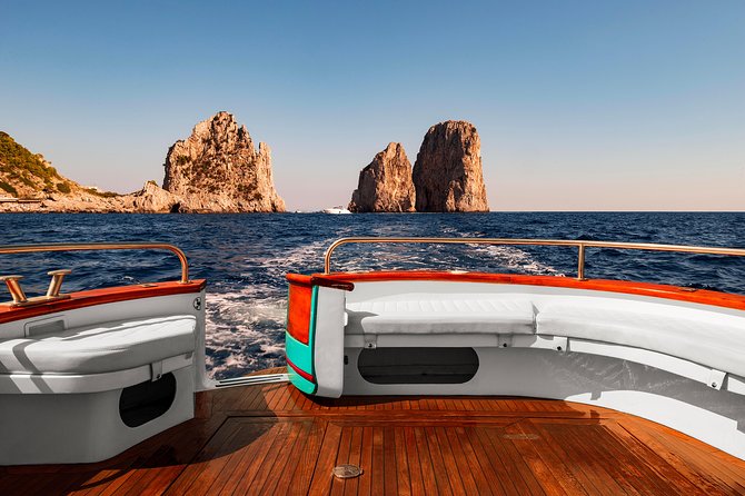 Very Small Group Capri Boat Excursion with Transfer from Sorrento - A 30-minute swim at Marina Piccola
