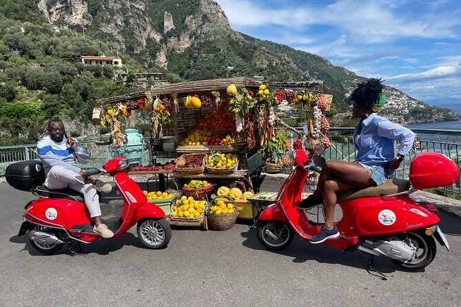 Vespa Tour of Amalfi Coast Positano and Ravello - The Fiordo di Furore in fifteen minutes