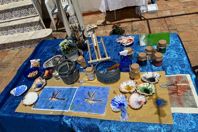 Workshop Fresco Painting & Aperitivo Seaview in Sorrento coast - Learning a technique used in Pompeii