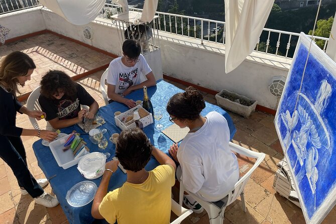 Workshop Fresco Painting & Aperitivo Seaview in Sorrento coast - Getting to Vico Equense and arranging pickup