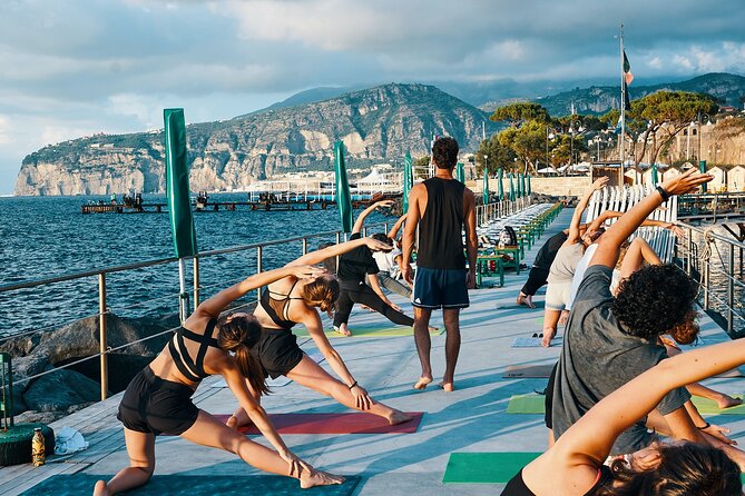 Yoga Experience - Sorrento - Sunset, Vesuvius, and the waterfront mood